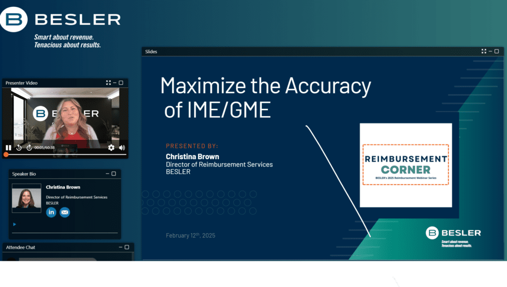 Maximize the Accuracy of IME/GME Webinar