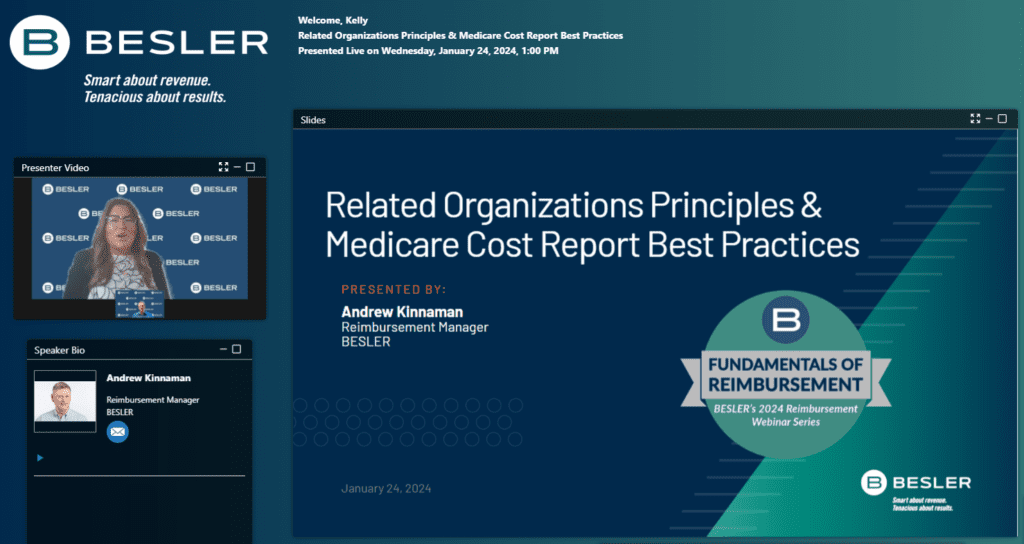 Related Organizations Principles and Medicare Cost Report Best Practices Webinar