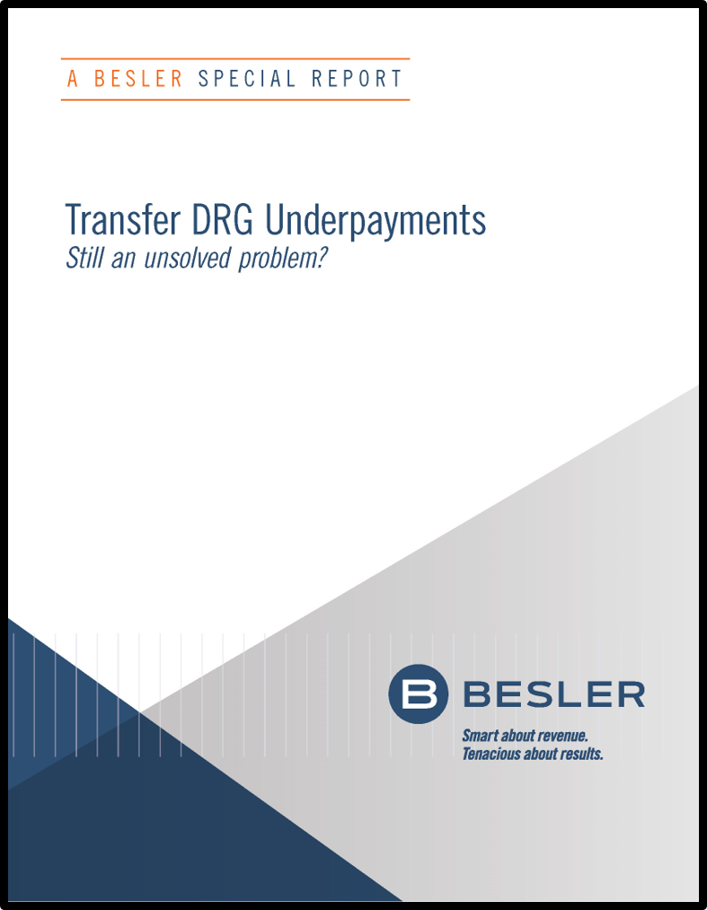 TDRG special report underpayments