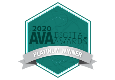 2020 AVA Digital Awards Platinum Winner