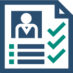 physician auditing and compliance icon