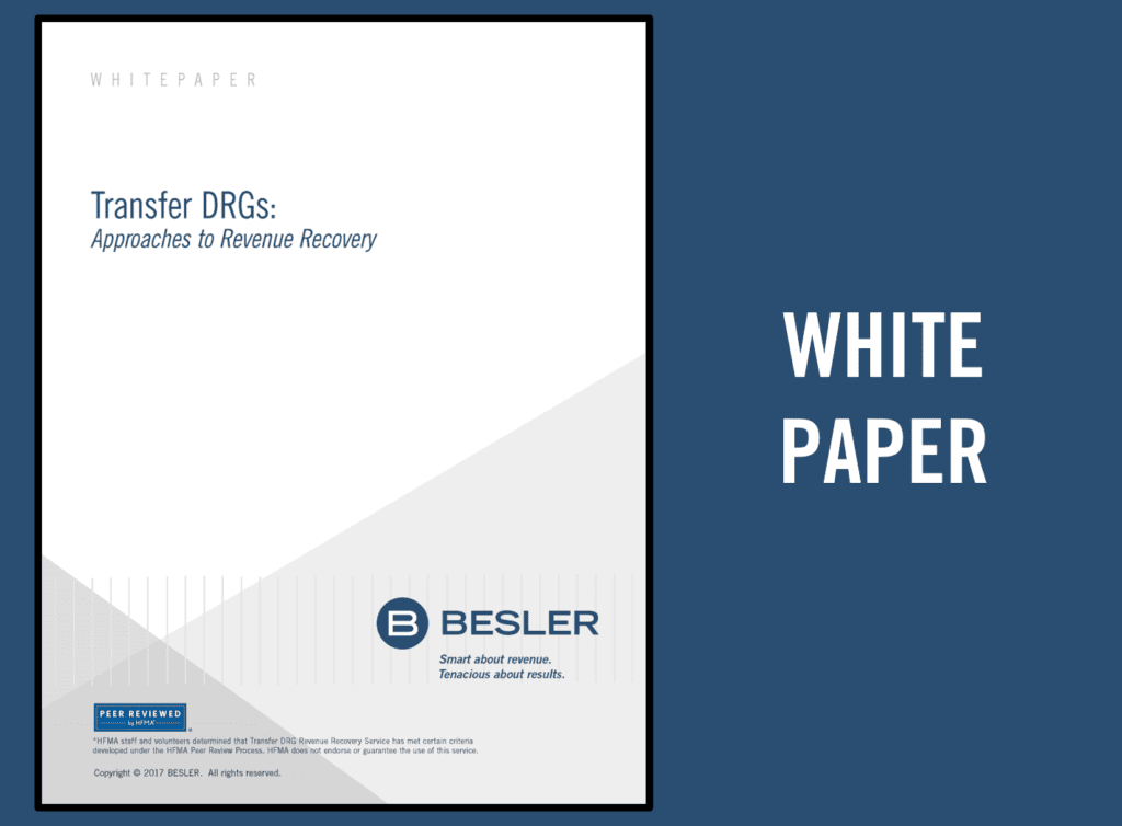 WHITE PAPERTransfer DRGs: Approaches to Revenue Recovery